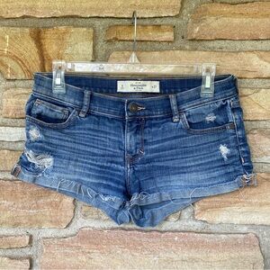 Abercrombie & Fitch Jean Mini Shorts